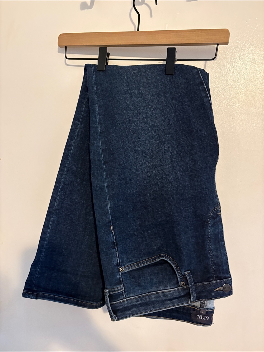 NYDJ Sheri Slim Straight High Rise Jeans 14 - Picture 5 of 7